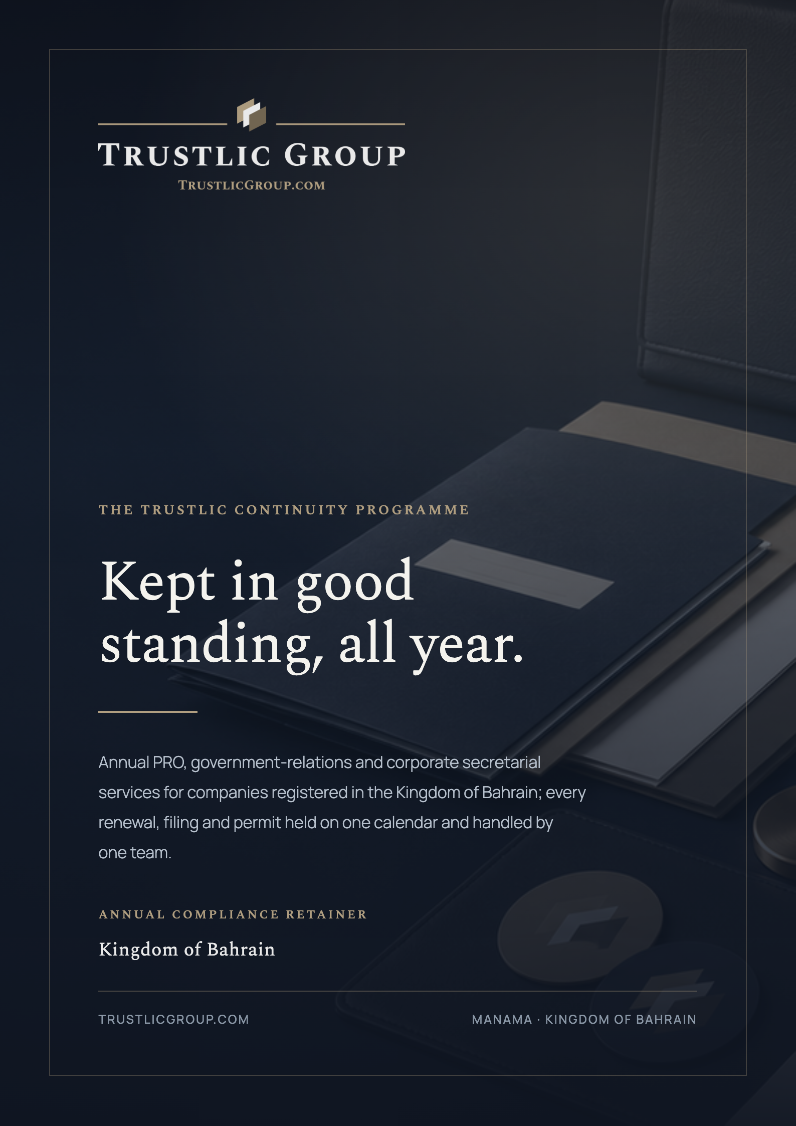 Trustlic Continuity Programme brochure cover