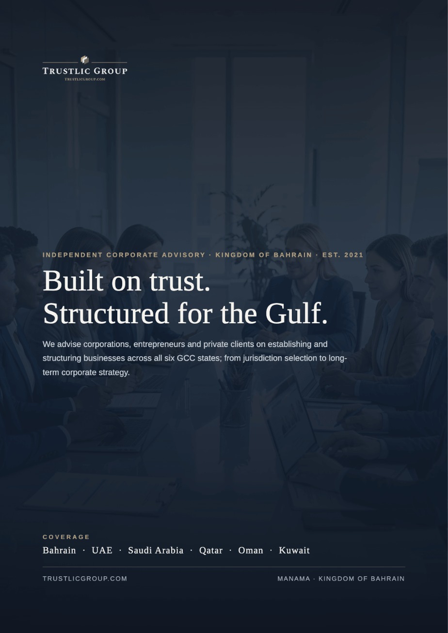 Trustlic Group corporate profile brochure cover