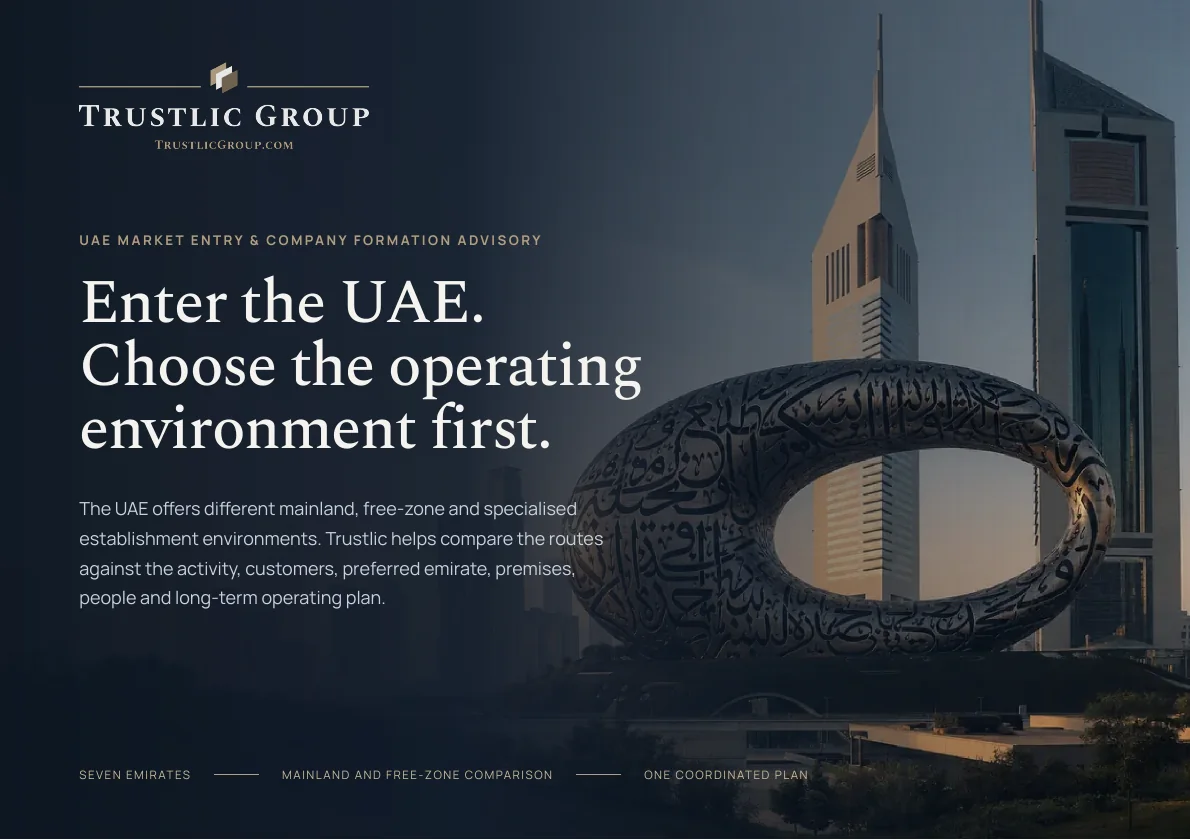 Cover of the United Arab Emirates Market Entry brochure